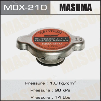 Bouchon, réservoir de liquide de refroidissement MASUMA MOX-210
