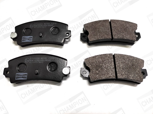Kit de plaquettes de frein, frein à disque CHAMPION 571243CH
