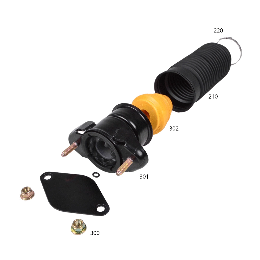 Coupelle de suspension Miessler Automotive 3595-01-0130