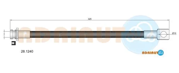 Flexible de frein ADRIAUTO 28.1240