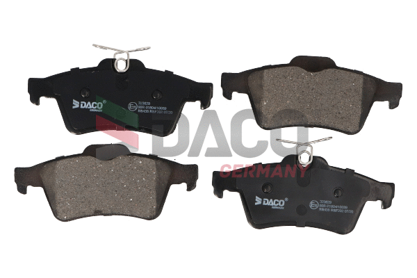 Kit de plaquettes de frein, frein à disque DACO Germany 323629
