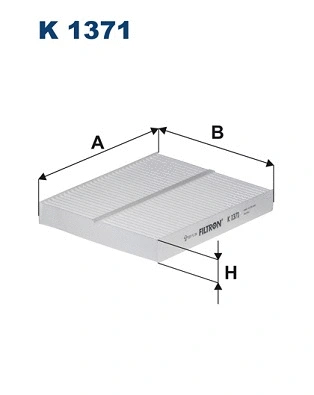 Filtre, air de l'habitacle FILTRON K 1371