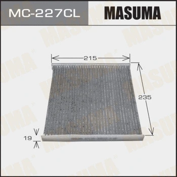 Filtre, air de l'habitacle MASUMA MC-227CL