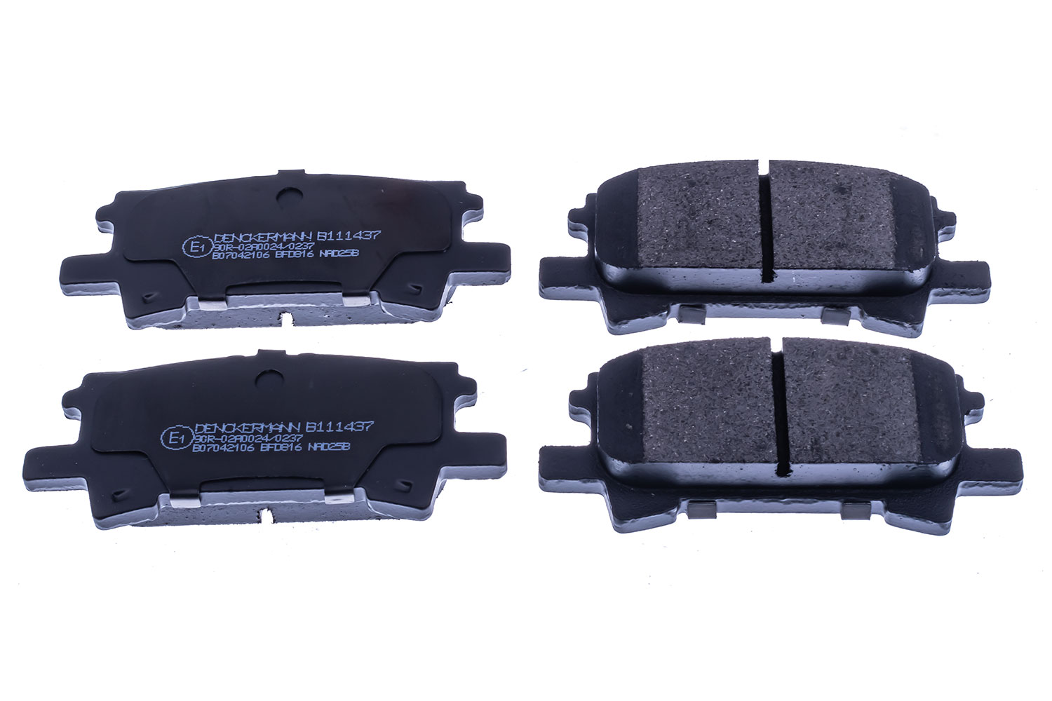 Kit de plaquettes de frein, frein à disque DENCKERMANN B111437