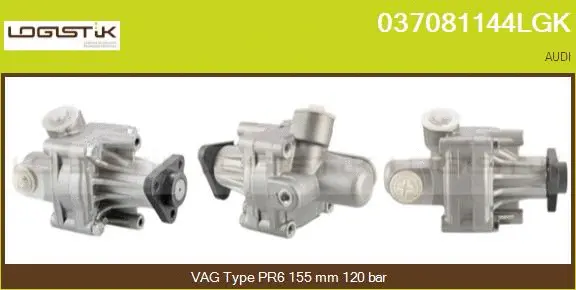Pompe hydraulique, direction LGK 037081144LGK