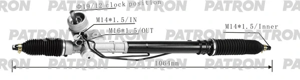 Crémaillère de direction PATRON PSG3004