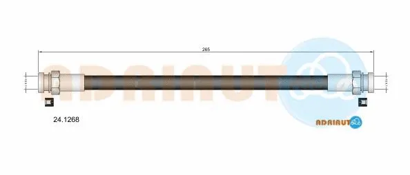 Flexible de frein ADRIAUTO 24.1268