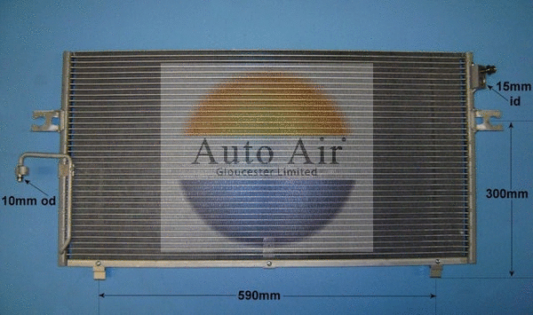 Condenseur, climatisation AUTO AIR GLOUCESTER 16-6102