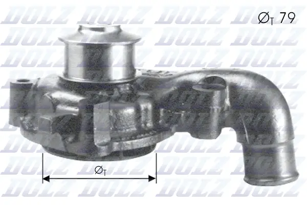 Pompe à eau, refroidissement du moteur DOLZ F155