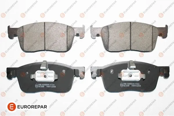 Kit de plaquettes de frein, frein à disque EUROREPAR 1675991780