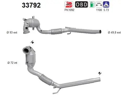 Catalyseur AS 33792
