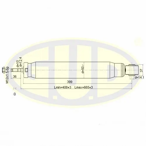 Amortisseur G.U.D. GSA345086