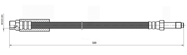 Flexible de frein National NBH6030