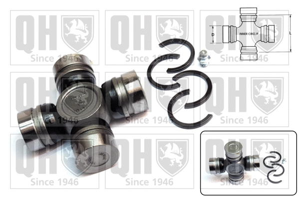Croisillon, satellite-différentiel QUINTON HAZELL QL509