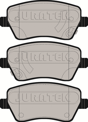 Kit de plaquettes de frein, frein à disque JURATEK JCP8056