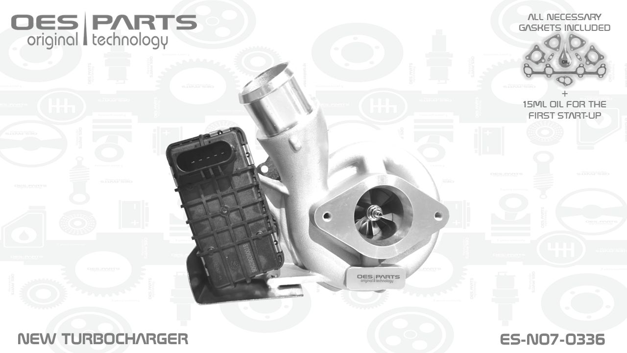Turbocompresseur, suralimentation OES PARTS ES-N07-0336