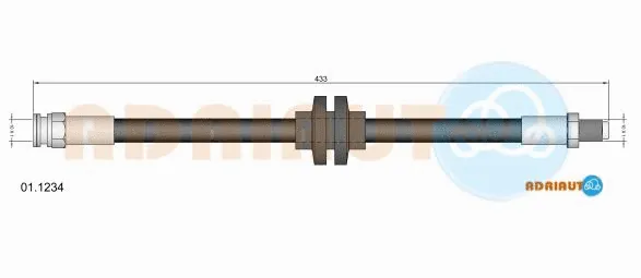 Flexible de frein ADRIAUTO 01.1234