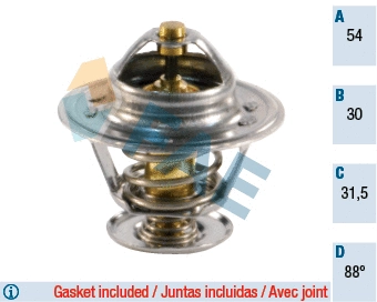 Thermostat, liquide de refroidissement FAE 5306688