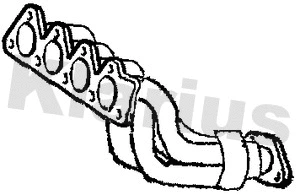 Tuyau d'échappement KLARIUS 301733