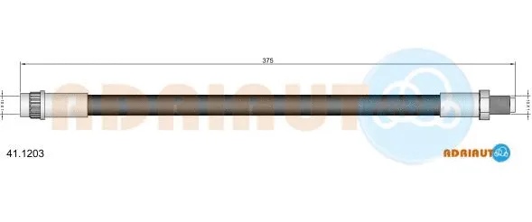 Flexible de frein ADRIAUTO 41.1203
