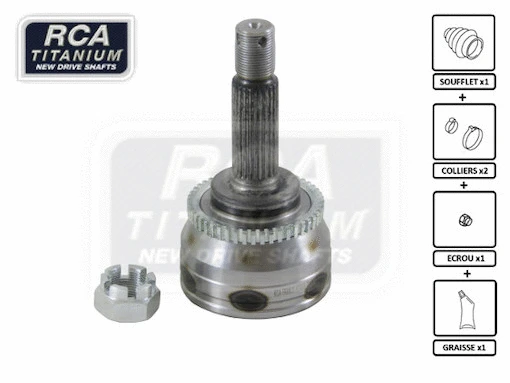 Jeu de joints, arbre de transmission RCA FRANCE KI96