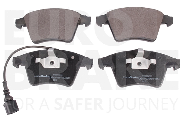 Kit de plaquettes de frein, frein à disque EUROBRAKE 5502224762
