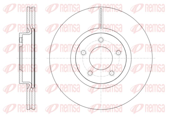 Disque de frein REMSA 61403.10