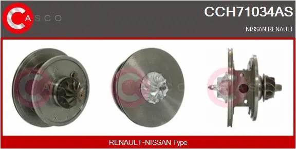 Groupe carter, turbocompresseur CASCO CCH71034AS