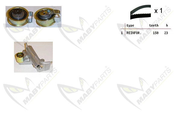 Kit de courroie crantée MABYPARTS OBK010336