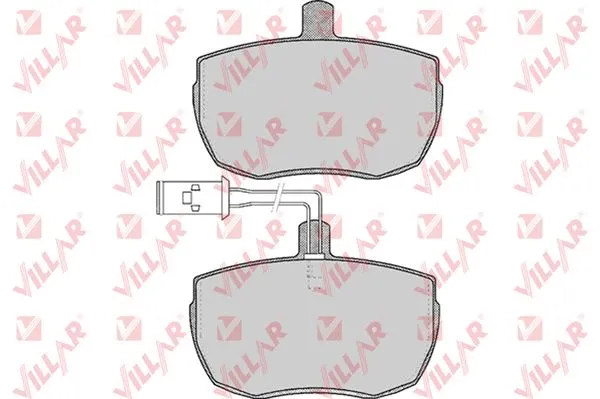 Kit de plaquettes de frein, frein à disque VILLAR 626.0433