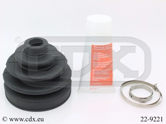 Jeu de joints-soufflets, arbre de commande CDX 22-9221