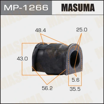 Coussinet de palier, stabilisateur MASUMA MP-1266
