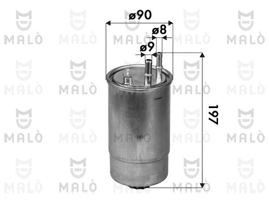 Filtre à carburant AKRON-MALÒ 1520244