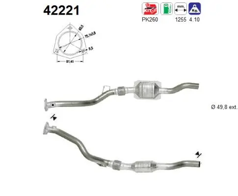 Catalyseur AS 42221