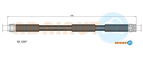 Flexible de frein ADRIAUTO 55.1297