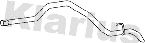 Tuyau d'échappement KLARIUS 142972