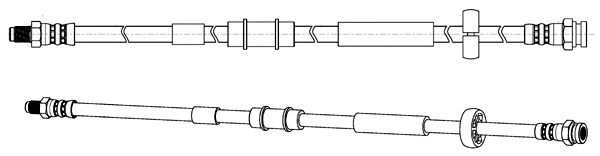 Flexible de frein CEF 512655
