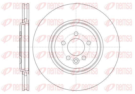 Disque de frein REMSA 61382.10