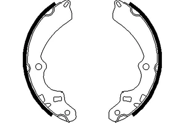 Jeu de mâchoires de frein KAVO PARTS KBS-8918