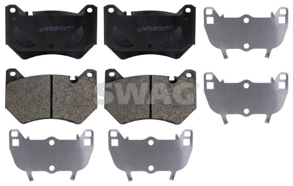 Kit de plaquettes de frein, frein à disque SWAG 33 10 7501