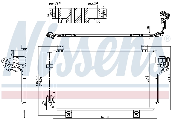 Condenseur, climatisation NISSENS 940723
