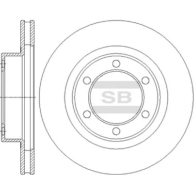 Disque de frein Hi-Q SD4044