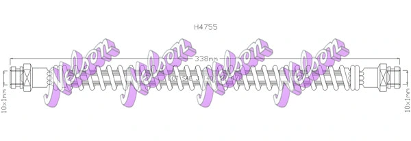 Flexible de frein KAWE H4755