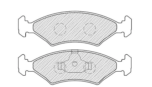 Kit de plaquettes de frein, frein à disque KLAXCAR FRANCE 24255z