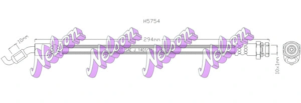 Flexible de frein KAWE H5754