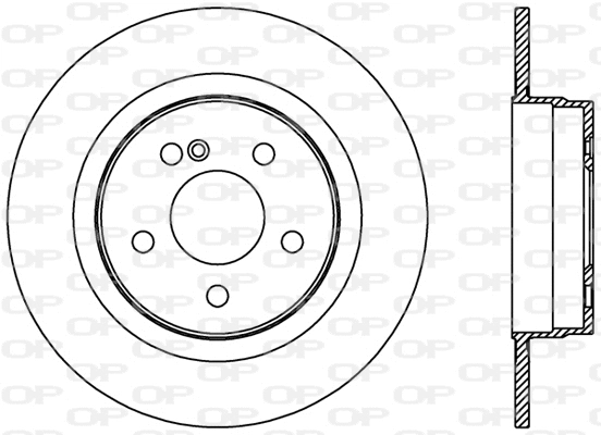 Disque de frein OPEN PARTS BDR2395.10