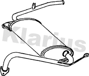 Silencieux arrière KLARIUS 240063