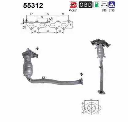 Catalyseur AS 55312