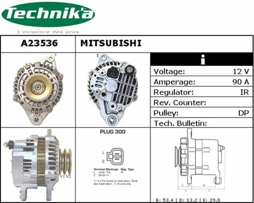 Alternateur Technika A23536