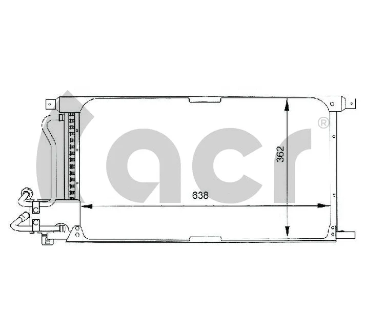Condenseur, climatisation ACR 300060